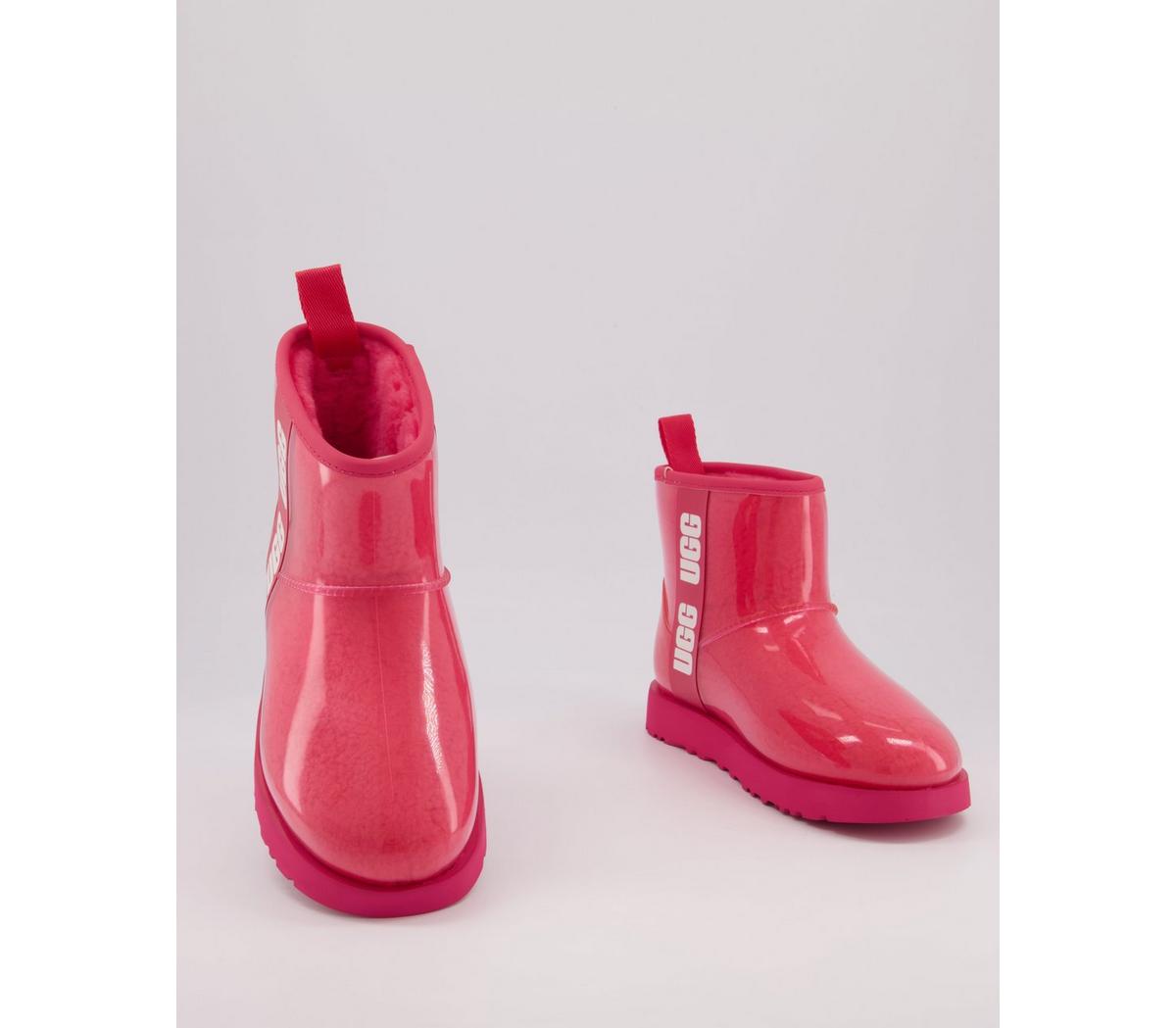 UGG Classic Clear Mini Boots UGG Classic Clear Mini Boots Hibiscus Pink
