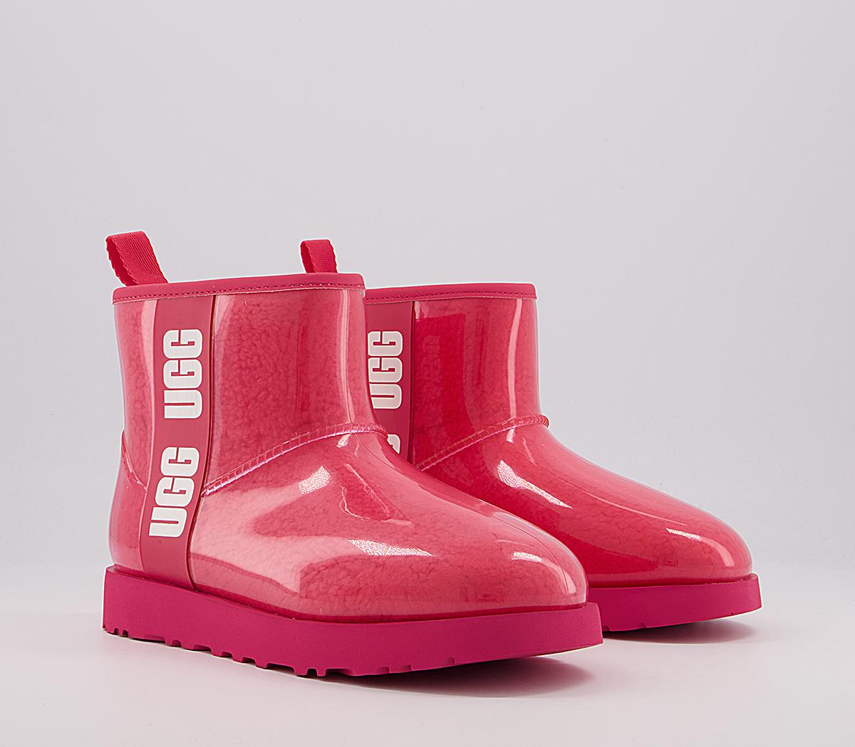UGG Classic Clear Mini Boots UGG Classic Clear Mini Boots Hibiscus Pink