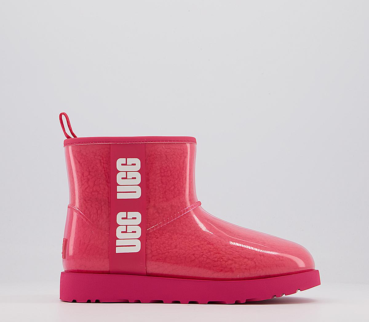 UGG Classic Clear Mini Boots UGG Classic Clear Mini Boots Hibiscus Pink