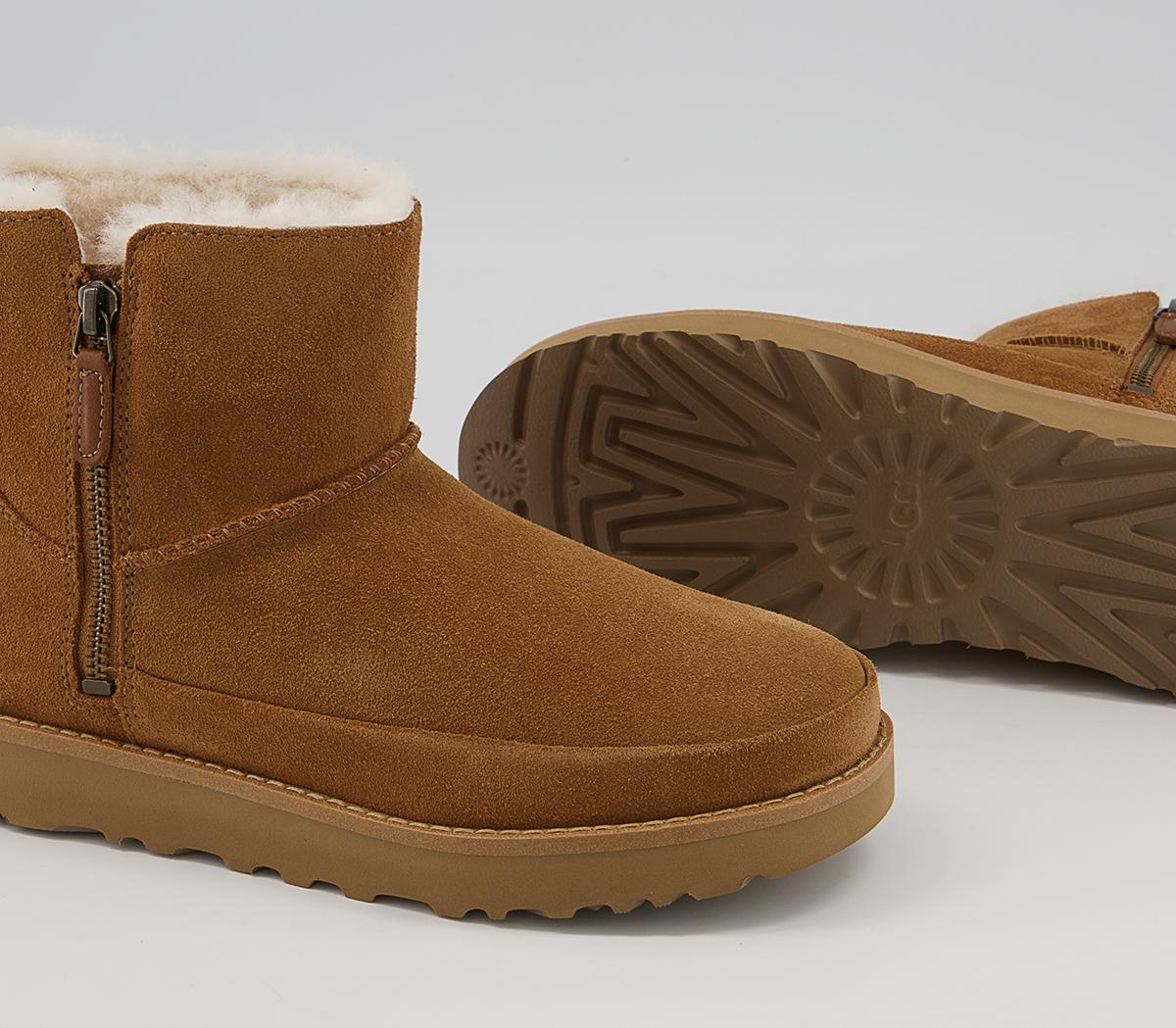 UGG Classic Zip Mini Boots UGG Classic Zip Mini Boots Chestnut