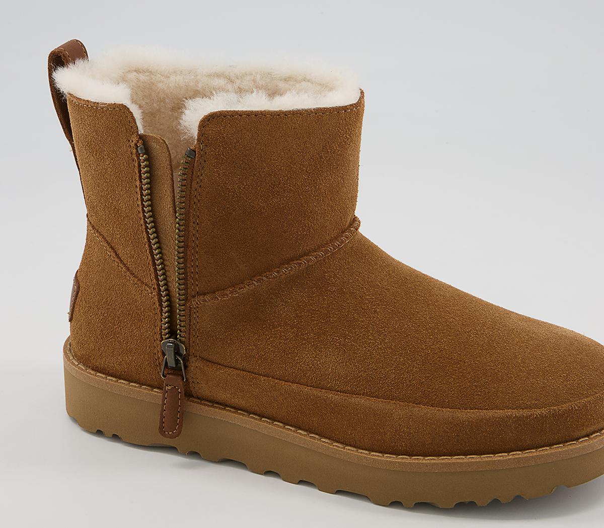 UGG Classic Zip Mini Boots UGG Classic Zip Mini Boots Chestnut