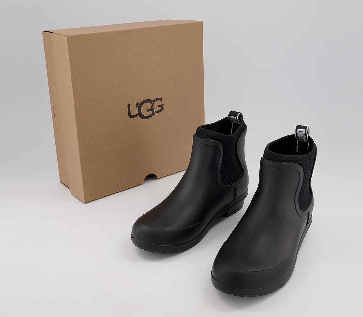 UGG Chevonne Welly Chelsea Boots UGG Chevonne Welly Chelsea Boots Black