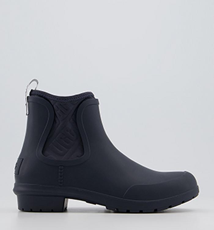 UGG Chevonne Welly Chelsea Boots Navy