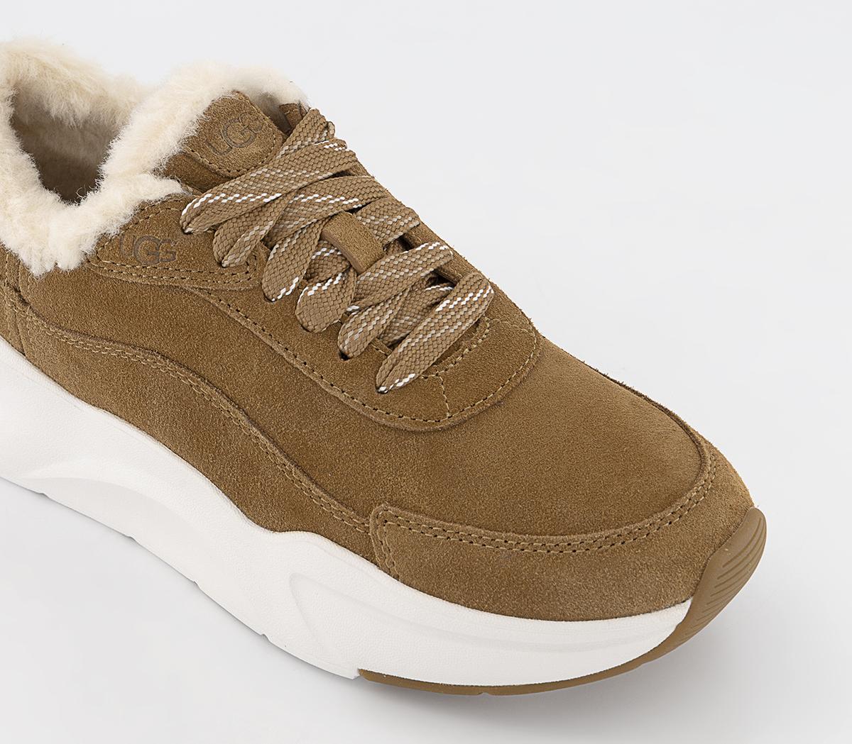 UGG La Glide Heritage Trainers Chestnut - Women’s Sustainable Materials