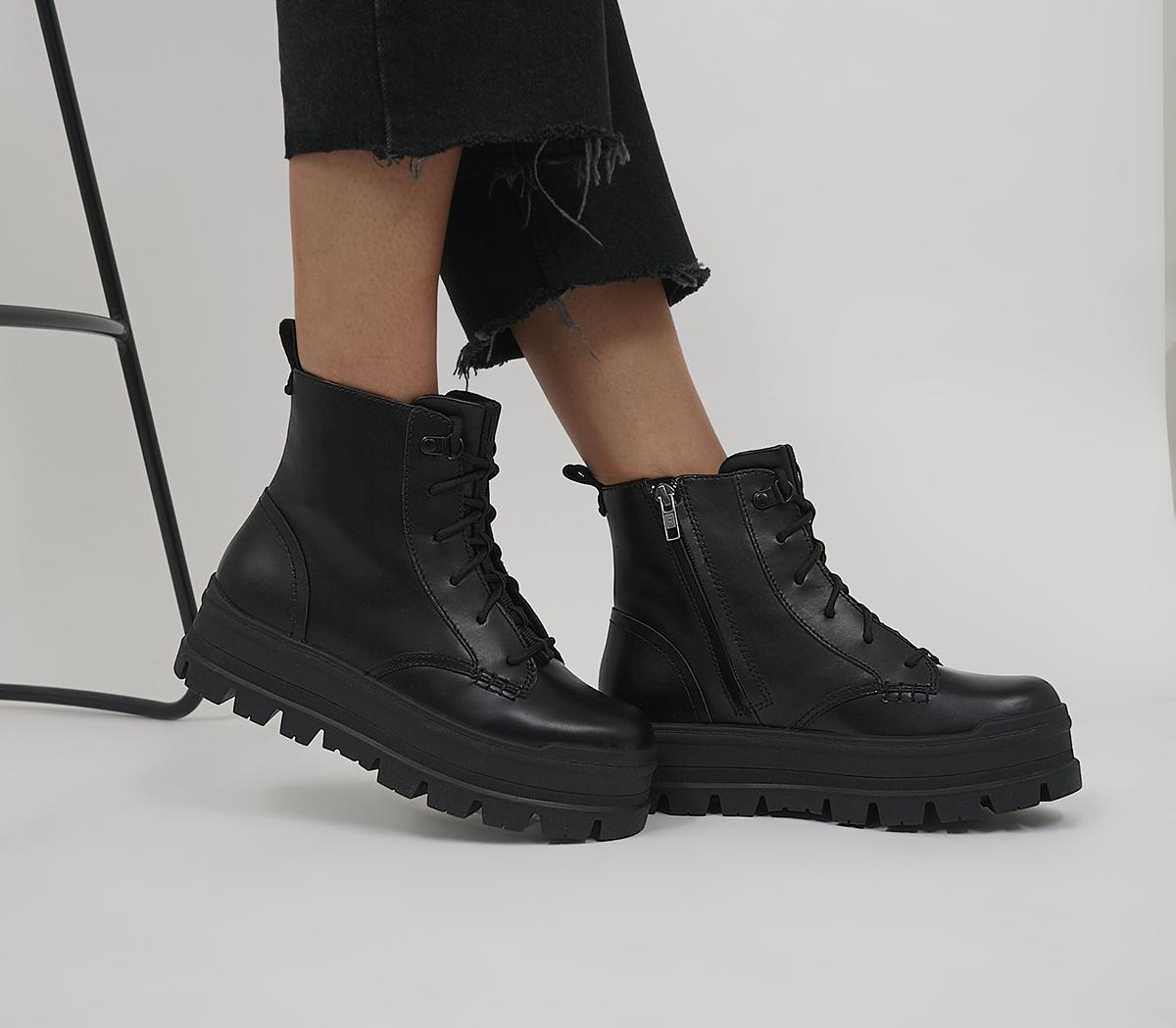 Womens black sale ankle ugg boots