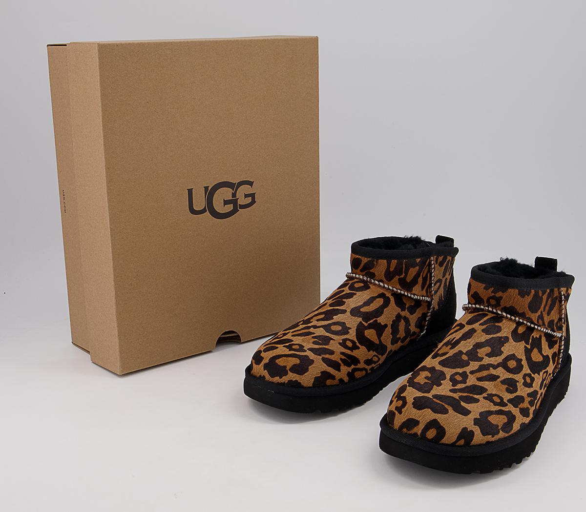 UGG Ultra Mini Panther Print Boots UGG Ultra Mini Panther Print Boots Butterscotch