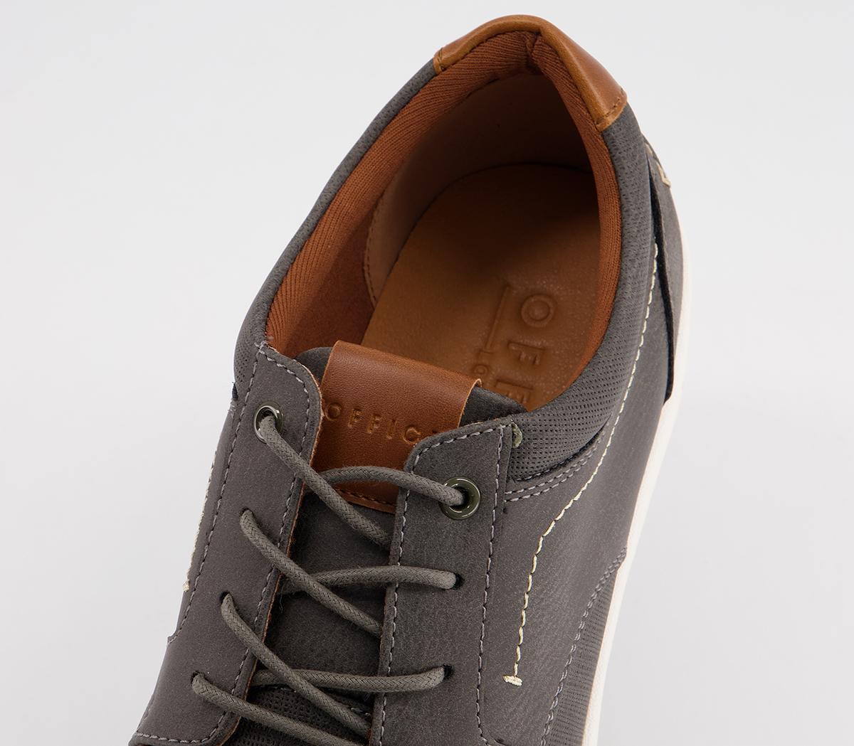 OFFICE Clifton Smart Casual Trainers OFFICE Clifton Smart Casual Trainers Grey