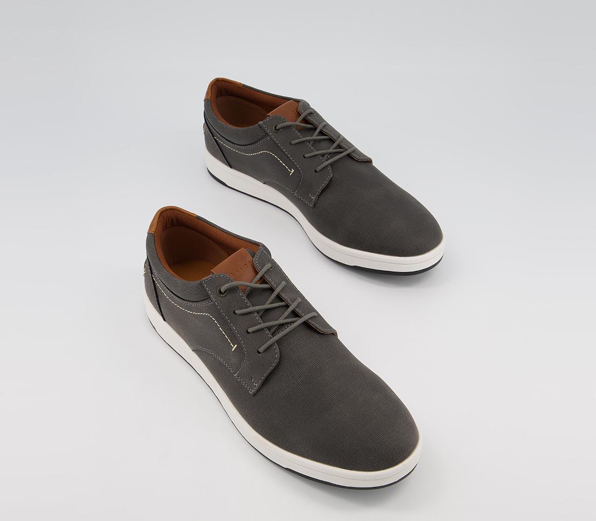 OFFICE Clifton Smart Casual Trainers Grey - Men's Casual Shoes