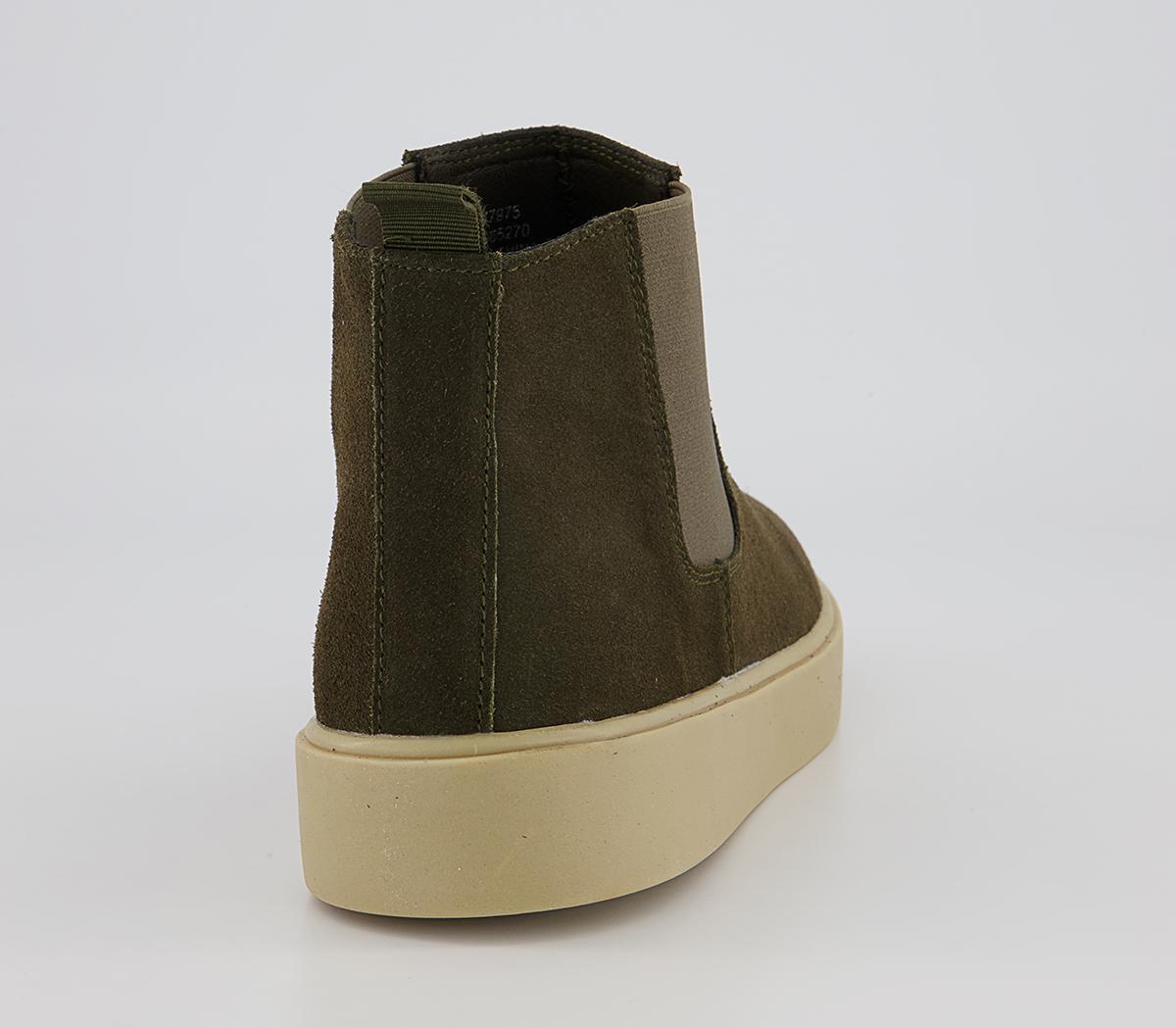 Office Bankshill Sports Chelsea Boots Office Bankshill Sports Chelsea Boots Khaki Suede