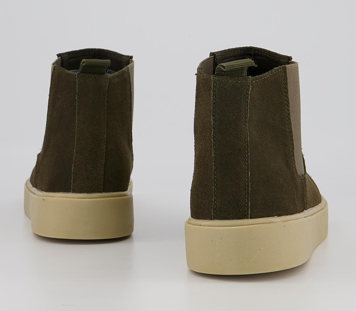 Office Bankshill Sports Chelsea Boots Office Bankshill Sports Chelsea Boots Khaki Suede