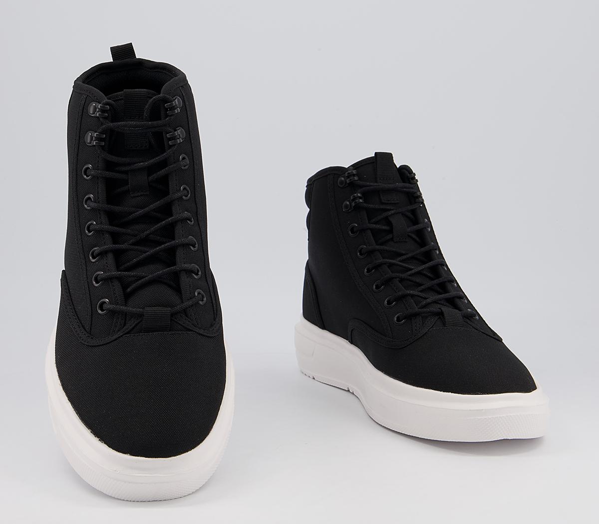 Office Chino Mid Top Trainers Office Chino Mid Top Trainers Black