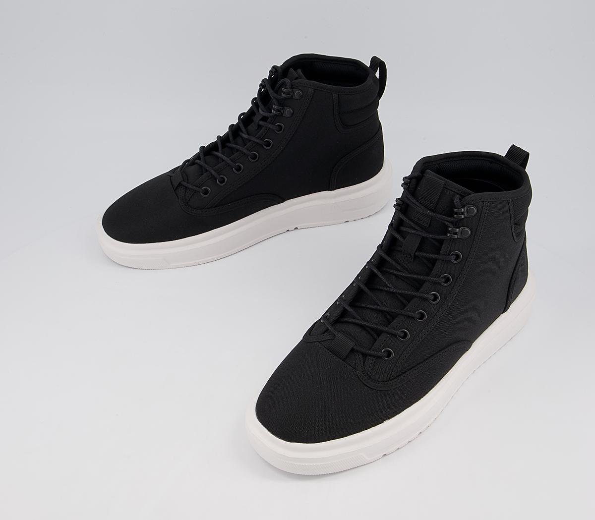 Office Chino Mid Top Trainers Office Chino Mid Top Trainers Black