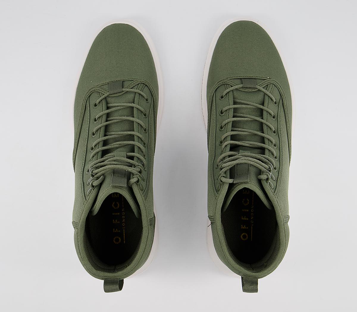 Office Chino Mid Top Trainers Office Chino Mid Top Trainers Khaki