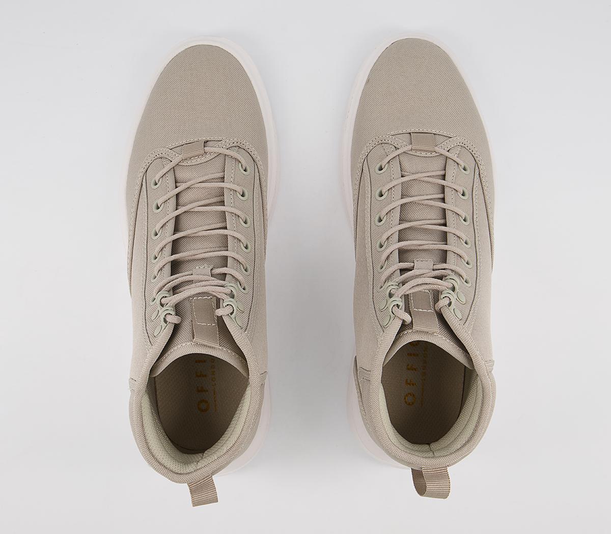 Office Chino Mid Top Trainers Office Chino Mid Top Trainers Sand Drench