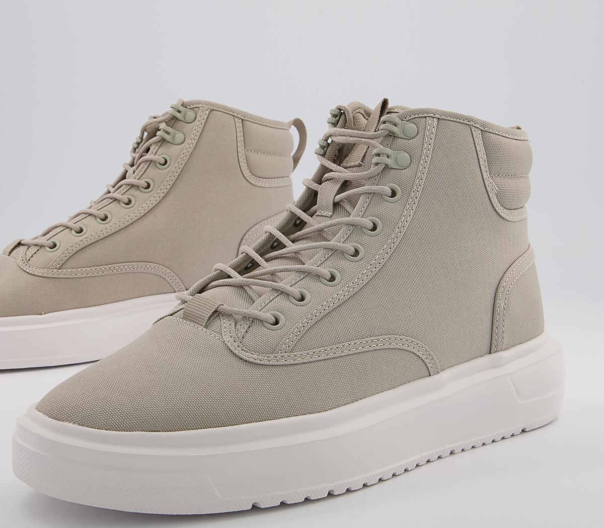 Office Chino Mid Top Trainers Office Chino Mid Top Trainers Sand Drench