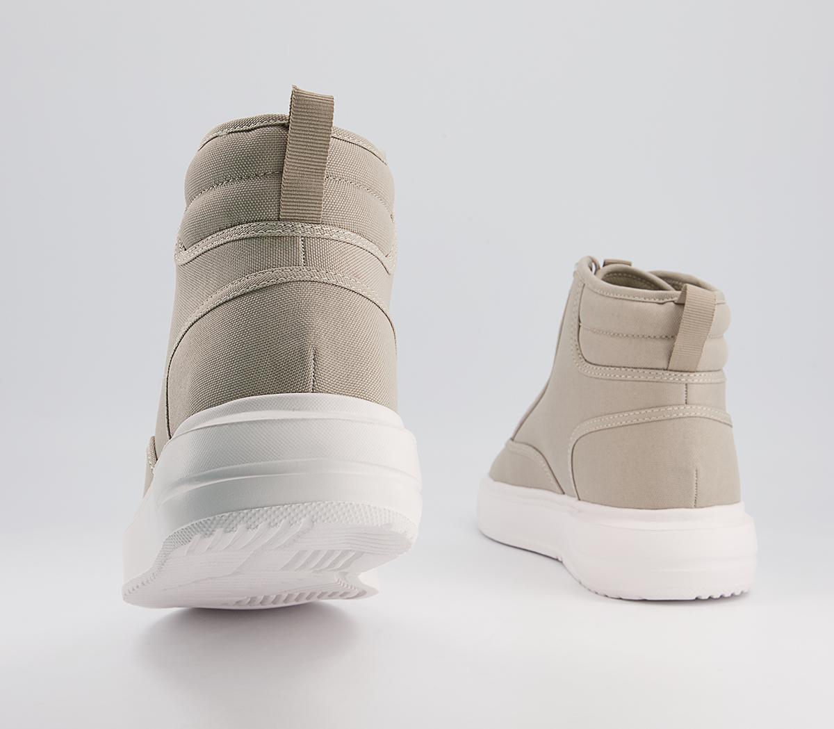 Office Chino Mid Top Trainers Office Chino Mid Top Trainers Sand Drench
