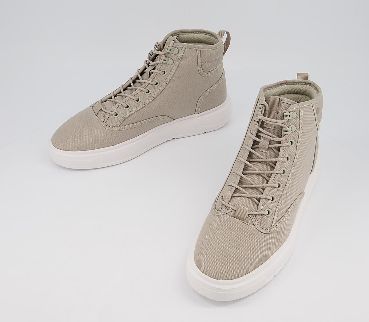 OFFICE Chino Mid Top Trainers Sand Drench - Men's Casual Shoes
