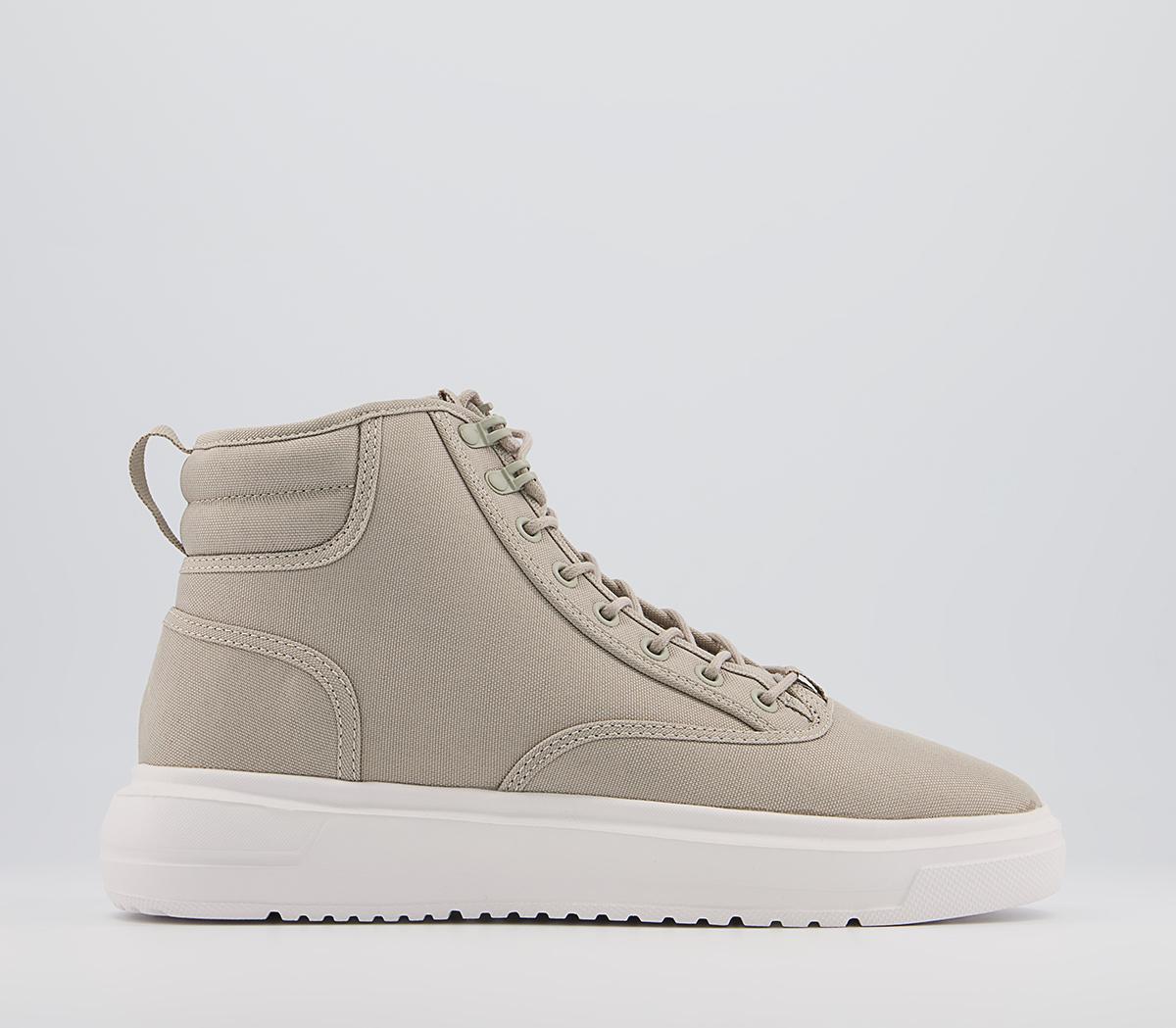 OFFICE Chino Mid Top Trainers Sand Drench - Men's Casual Shoes