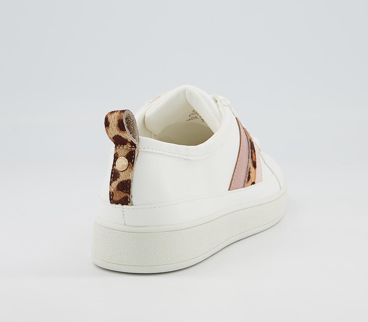 Office Finale Side Detail Lace Up Trainers Office Finale Side Detail Lace Up Trainers White Mix