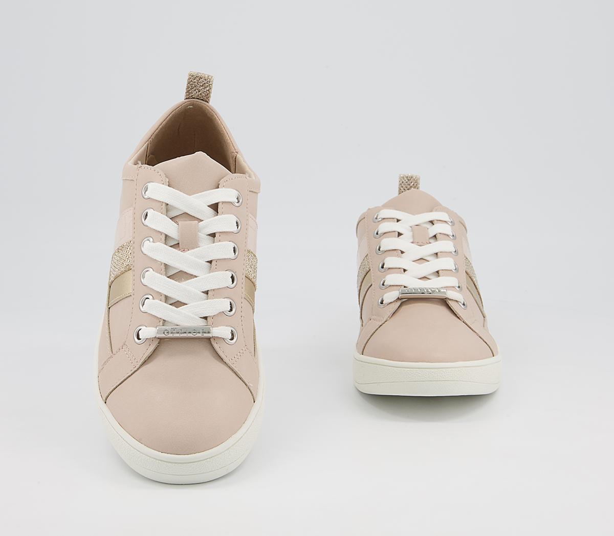 Office Finale Side Detail Lace Up Trainers Office Finale Side Detail Lace Up Trainers Soft Nude Mix