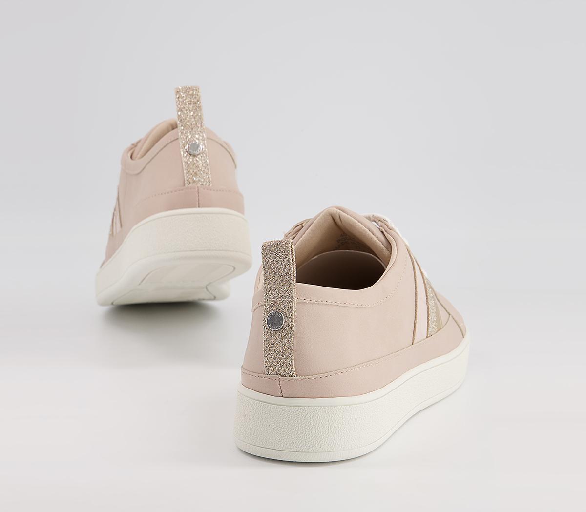 Office Finale Side Detail Lace Up Trainers Office Finale Side Detail Lace Up Trainers Soft Nude Mix