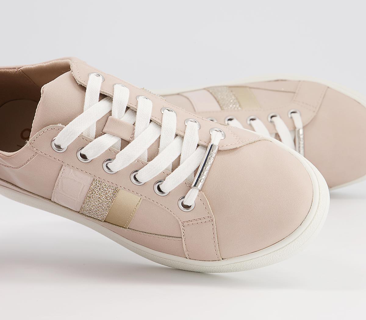 Office Finale Side Detail Lace Up Trainers Office Finale Side Detail Lace Up Trainers Soft Nude Mix