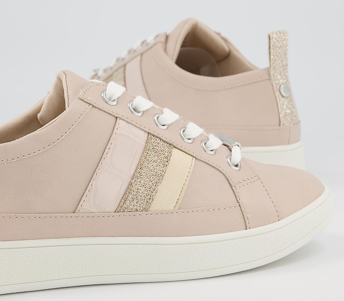 Office Finale Side Detail Lace Up Trainers Office Finale Side Detail Lace Up Trainers Soft Nude Mix