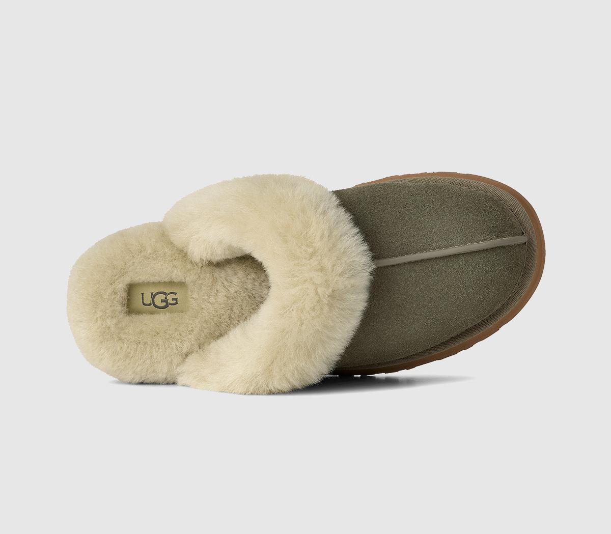 UGGDisquette SlippersMoss Green Muted Brass