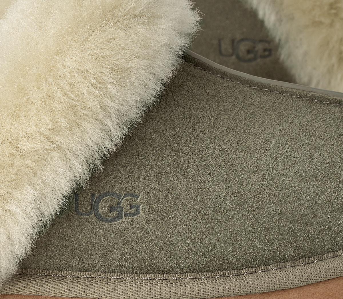 UGGDisquette SlippersMoss Green Muted Brass