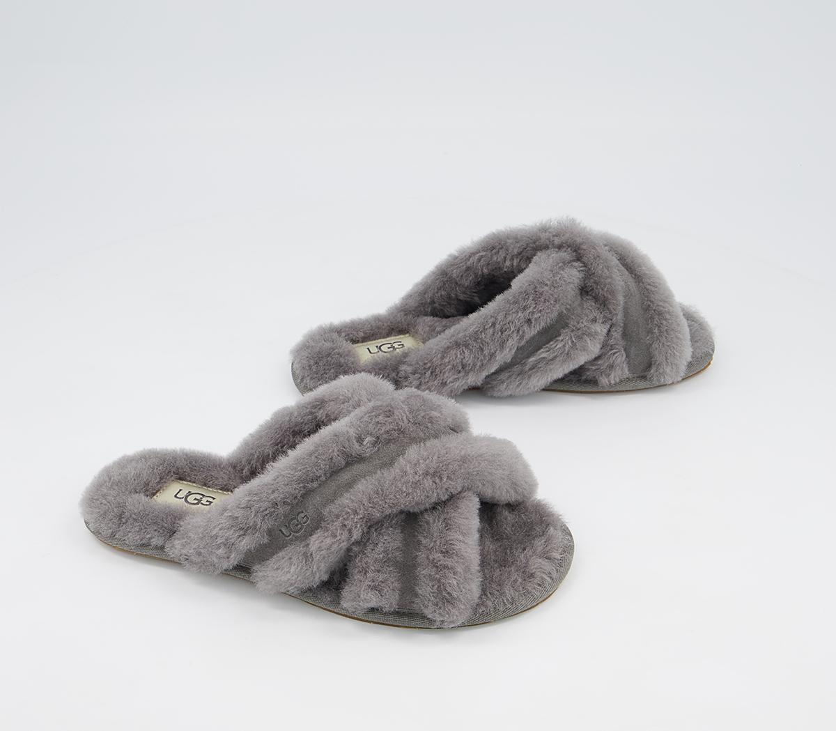 UGG Scuffita Slippers Charcoal - Women’s Sustainable Materials