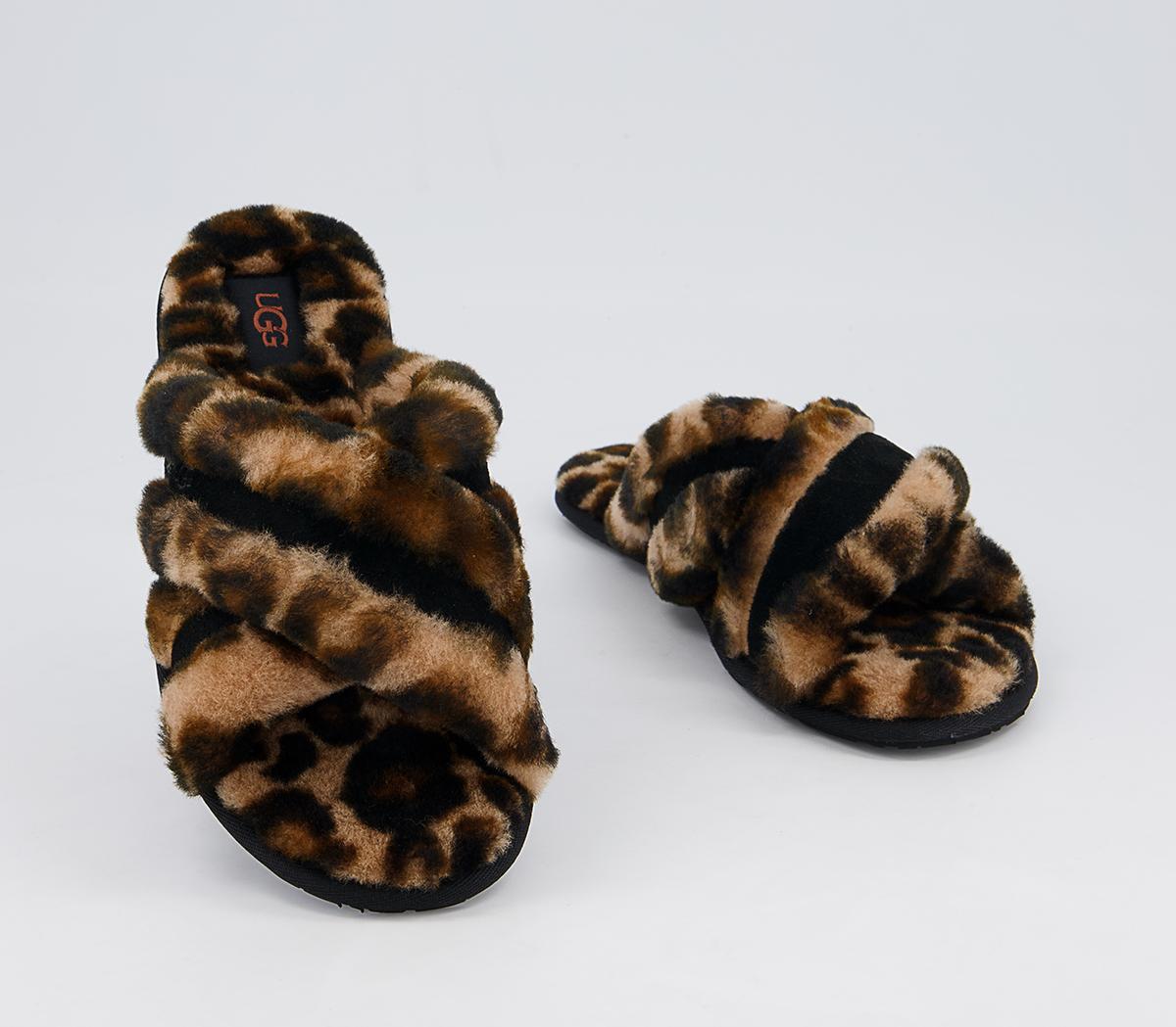 UGG Scuffita Panther Print Slippers UGG Scuffita Panther Print Slippers Butterscotch