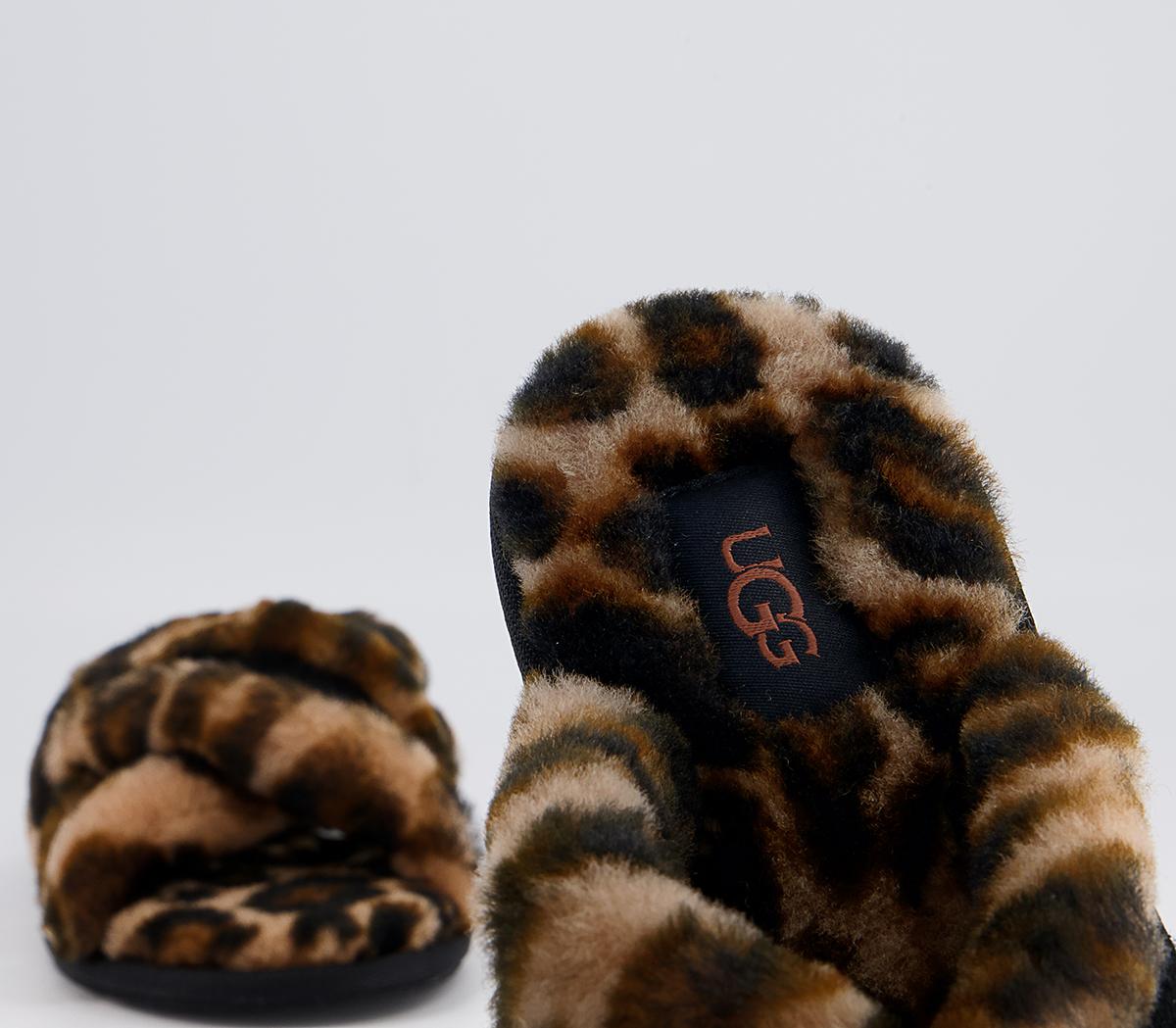 UGG Scuffita Panther Print Slippers UGG Scuffita Panther Print Slippers Butterscotch
