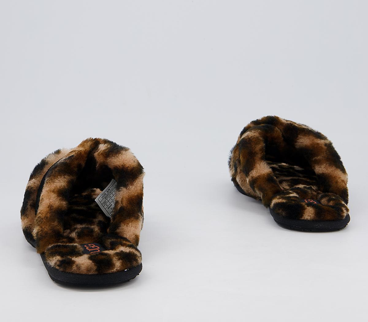 UGG Scuffita Panther Print Slippers UGG Scuffita Panther Print Slippers Butterscotch