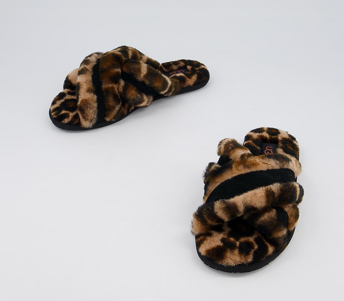 UGG Scuffita Panther Print Slippers UGG Scuffita Panther Print Slippers Butterscotch