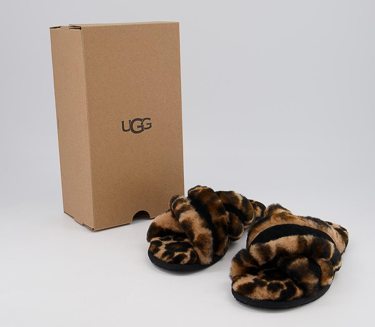 UGG Scuffita Panther Print Slippers UGG Scuffita Panther Print Slippers Butterscotch