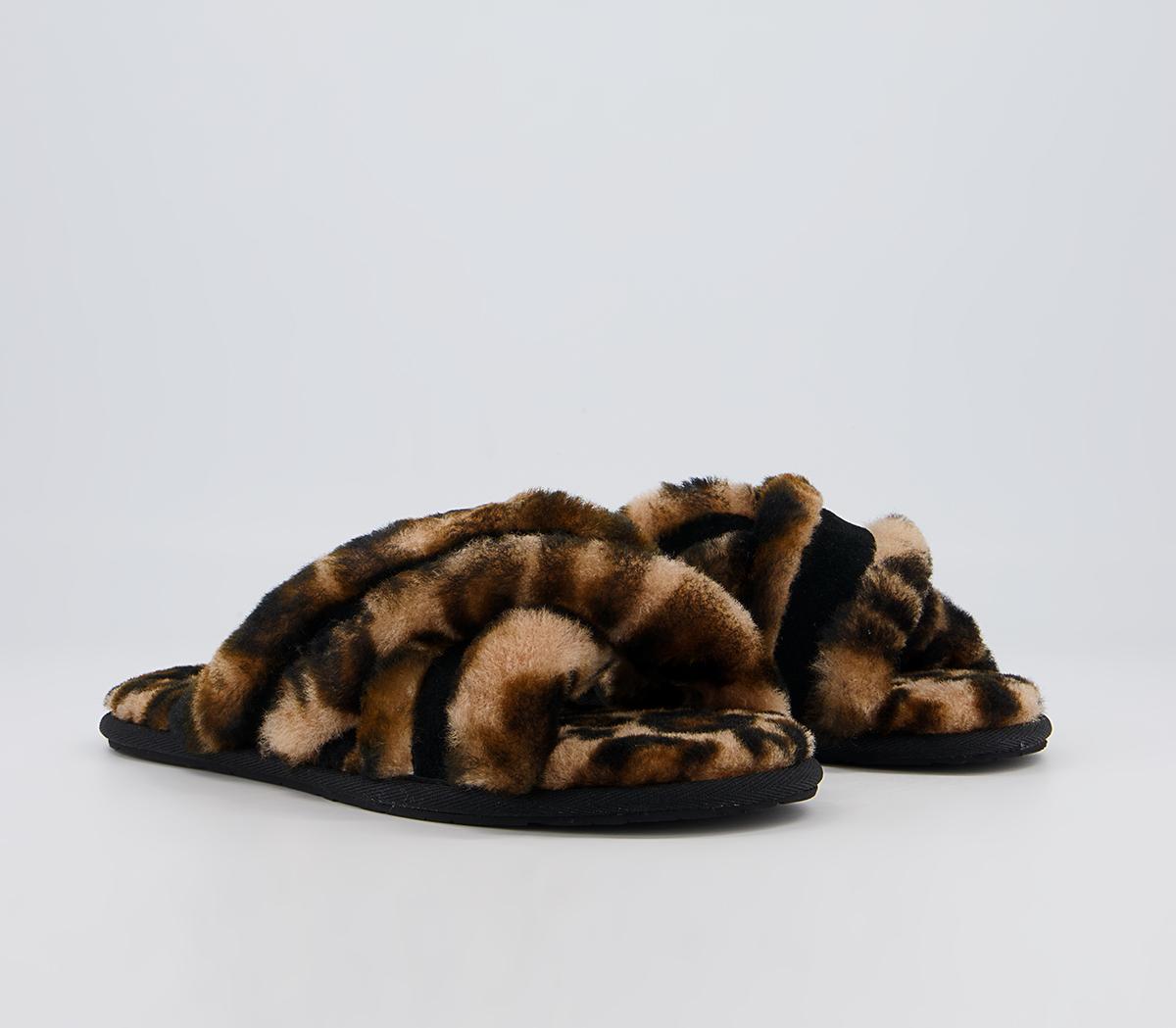 UGG Scuffita Panther Print Slippers UGG Scuffita Panther Print Slippers Butterscotch