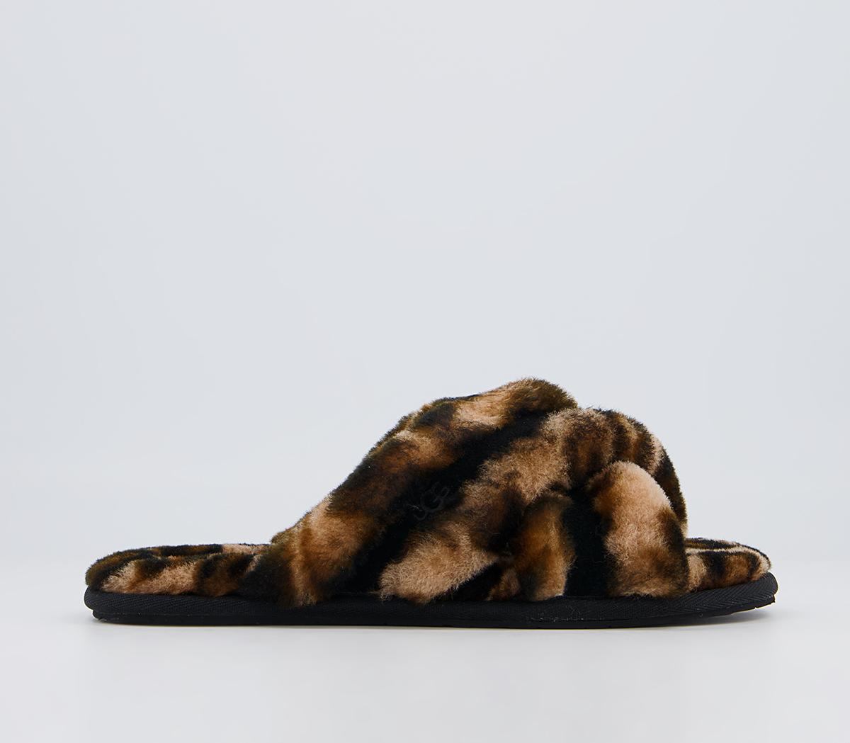 UGG Scuffita Panther Print Slippers UGG Scuffita Panther Print Slippers Butterscotch