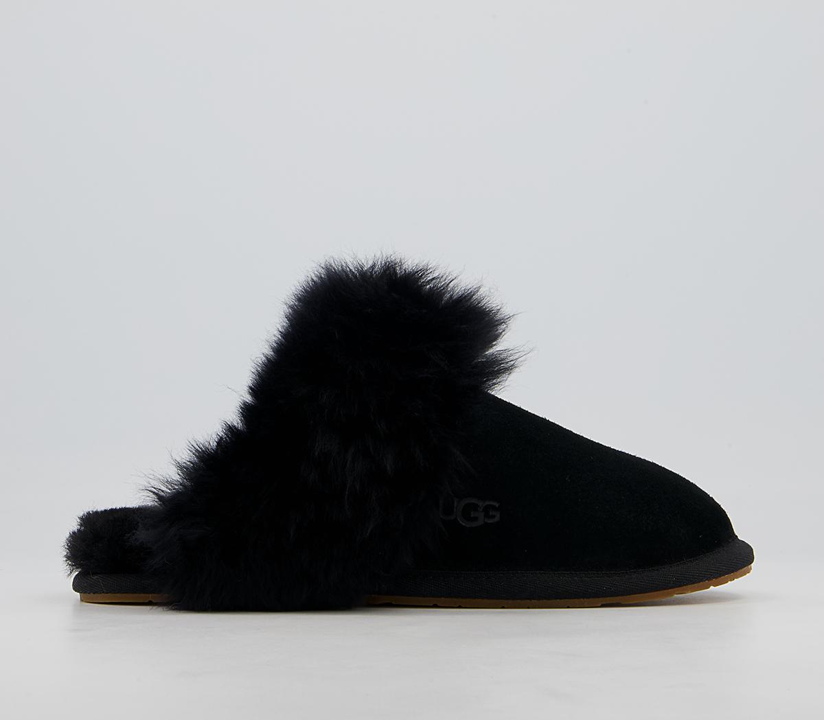UGG Scuff Sis Slippers Black - Women's Sustainable Materials