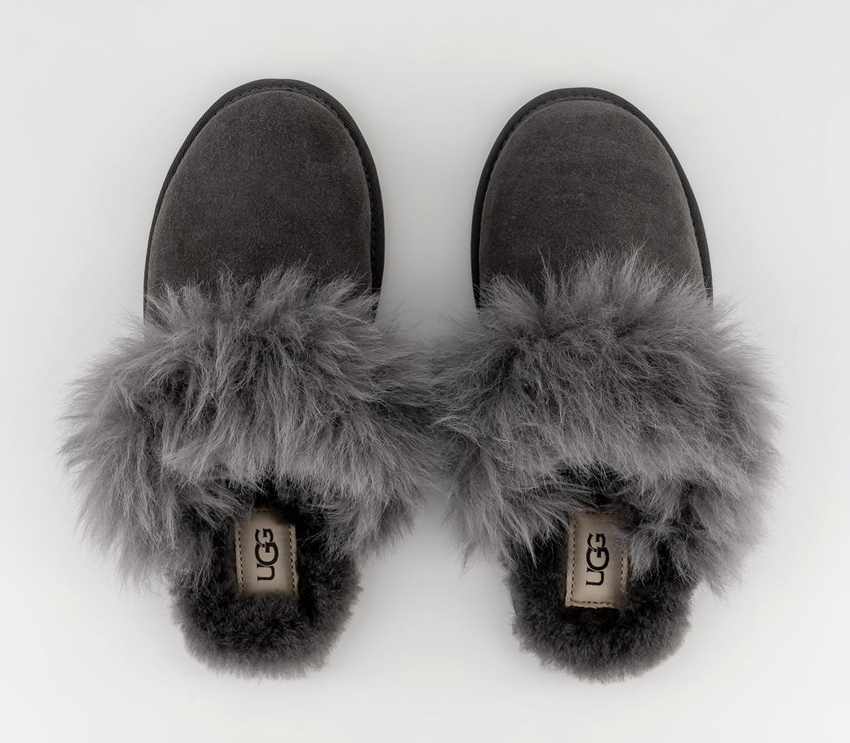 UGG Scuff Sis Slippers UGG Scuff Sis Slippers Charcoal
