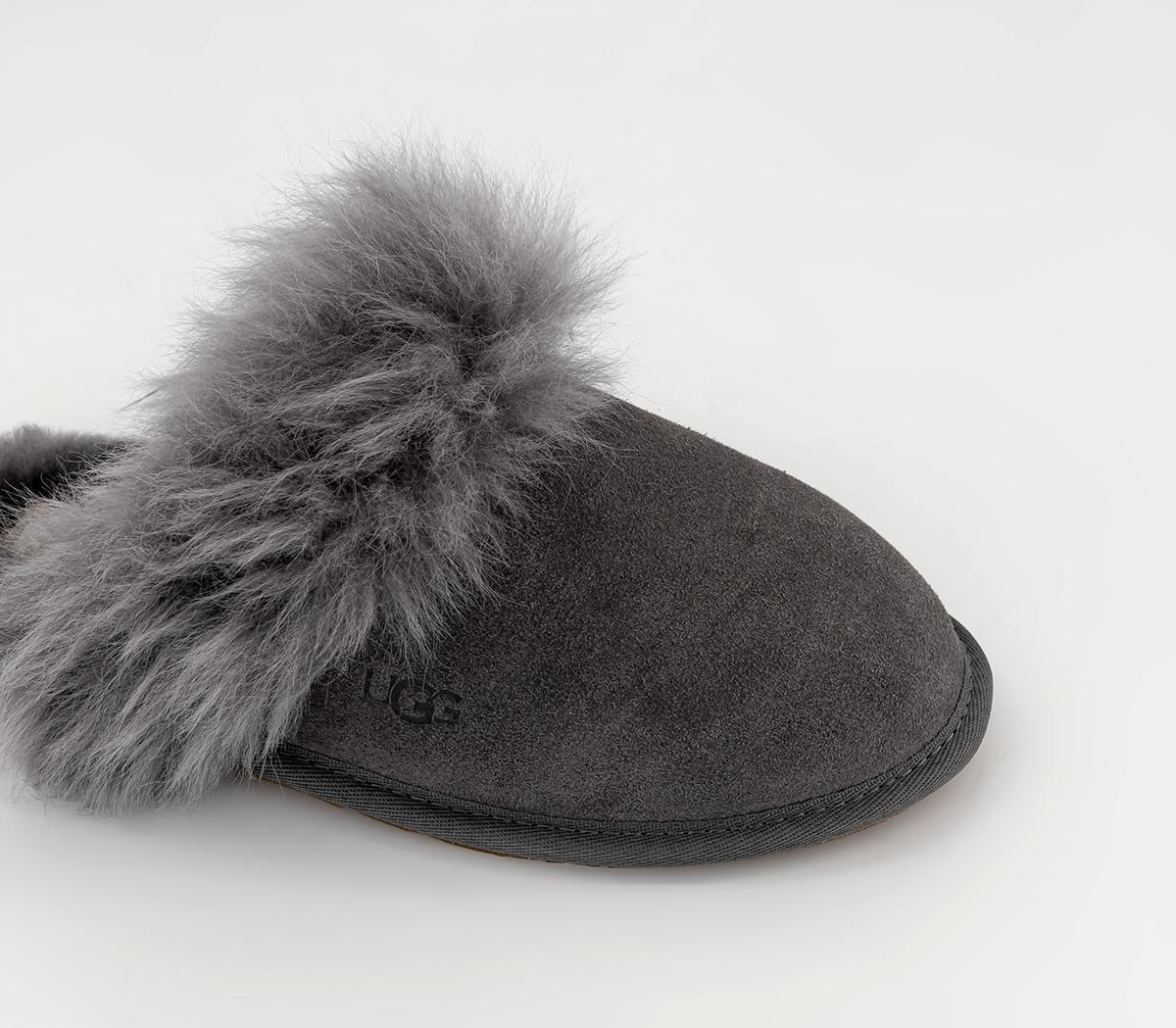 UGG Scuff Sis Slippers UGG Scuff Sis Slippers Charcoal