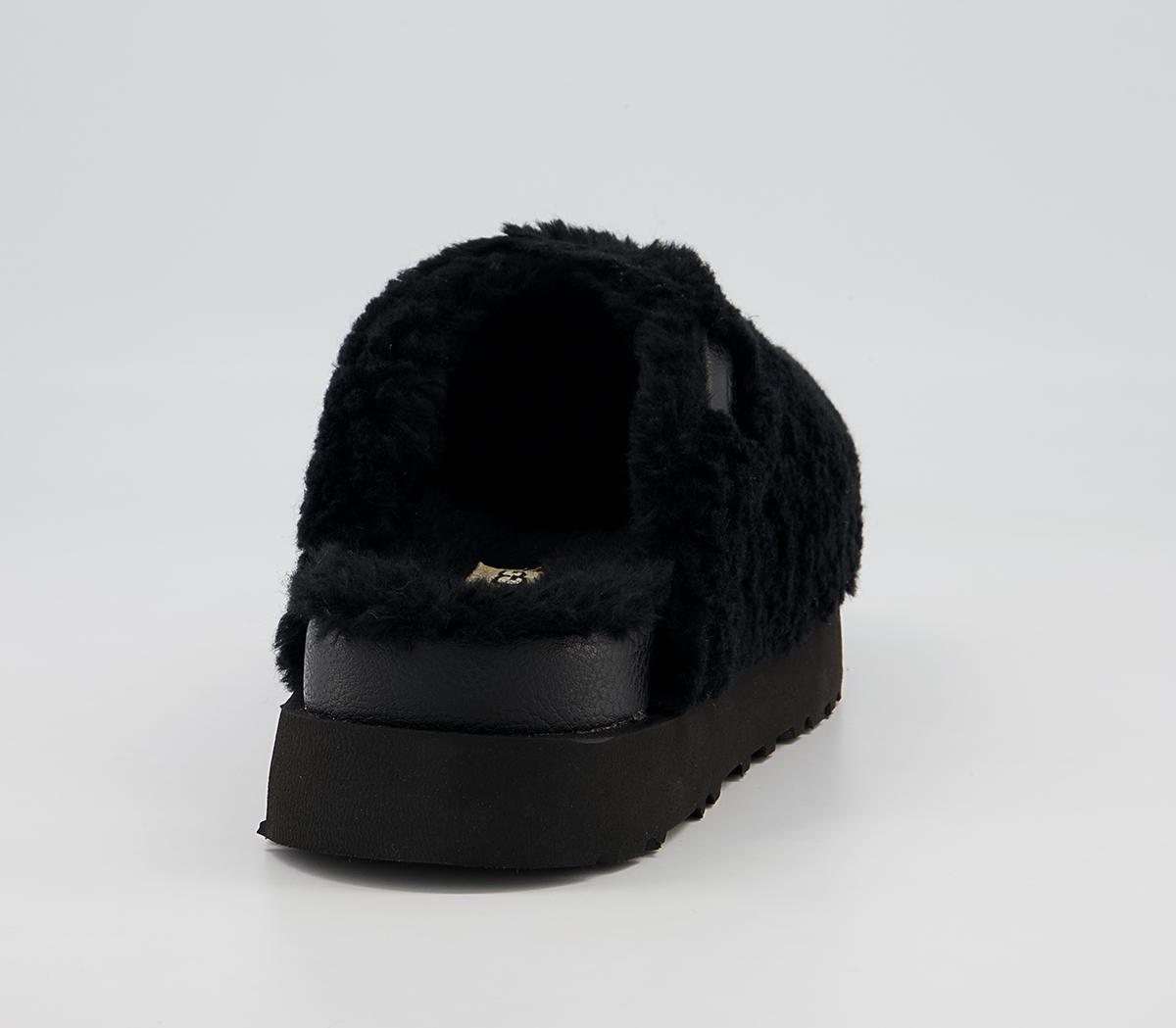 UGG Fuzz Sugar Slides UGG Fuzz Sugar Slides Black