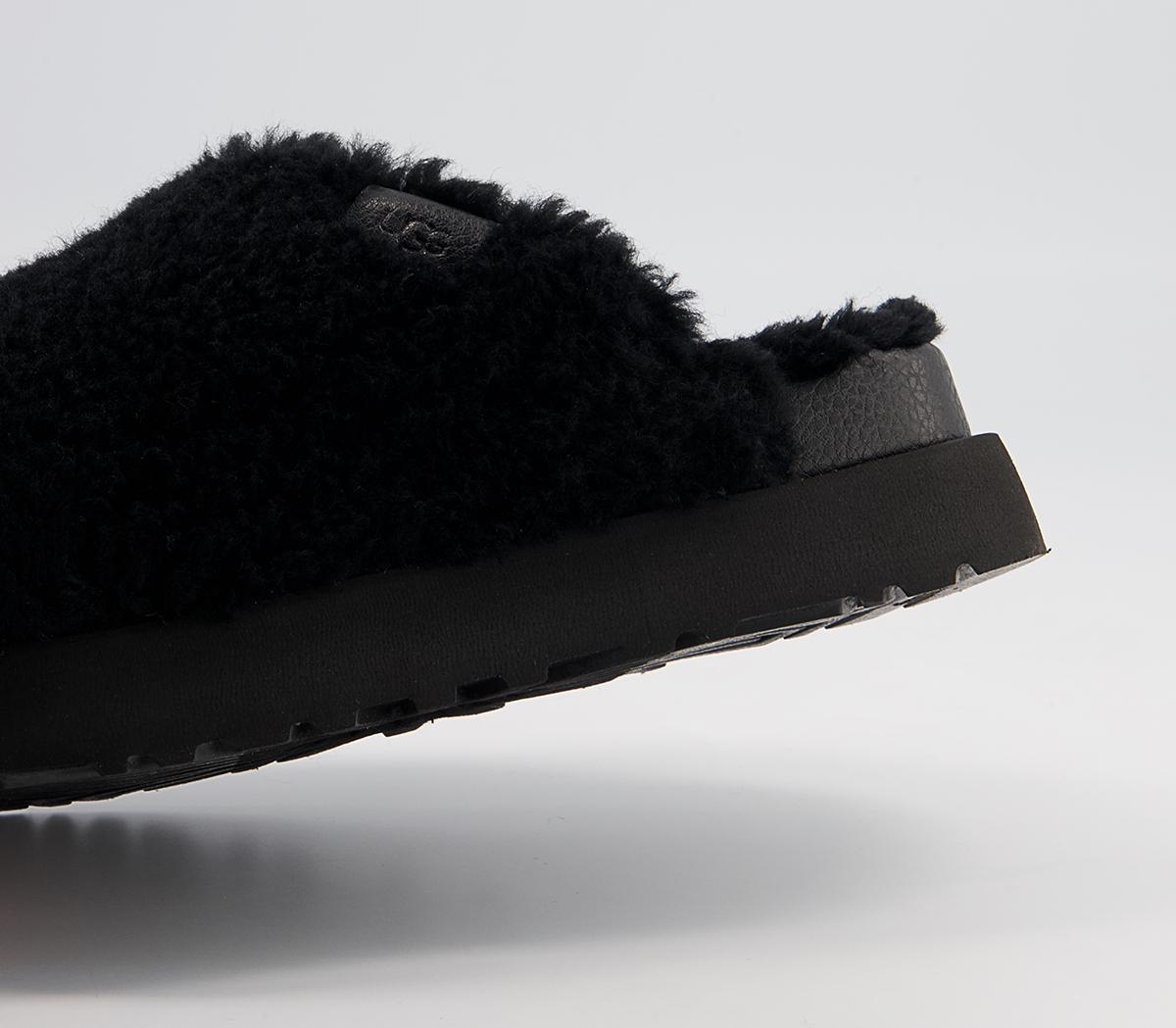 UGG Fuzz Sugar Slides UGG Fuzz Sugar Slides Black