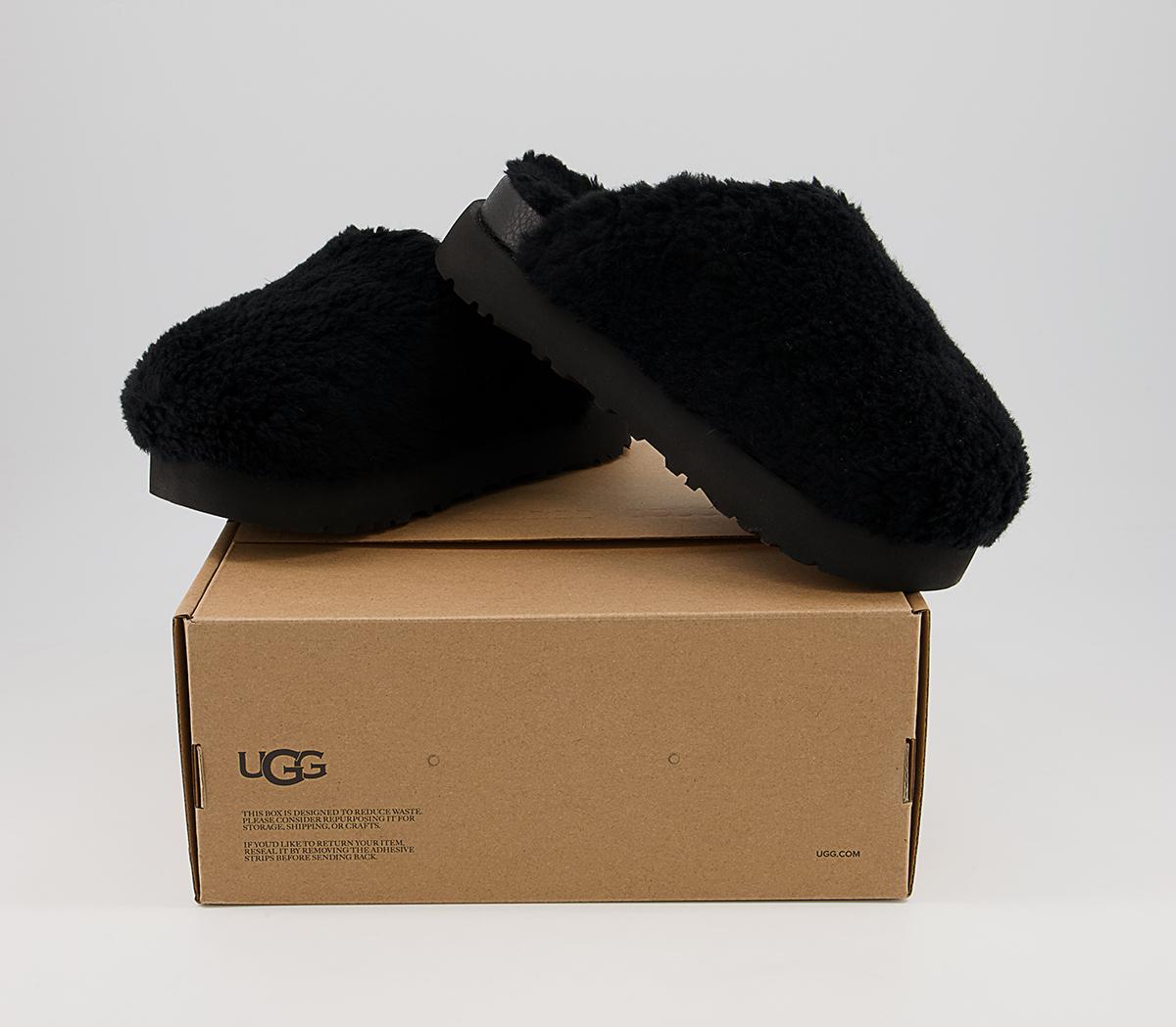 UGG Fuzz Sugar Slides UGG Fuzz Sugar Slides Black