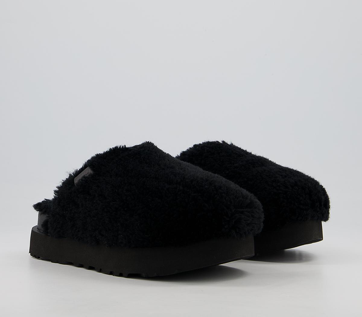 UGG Fuzz Sugar Slides UGG Fuzz Sugar Slides Black