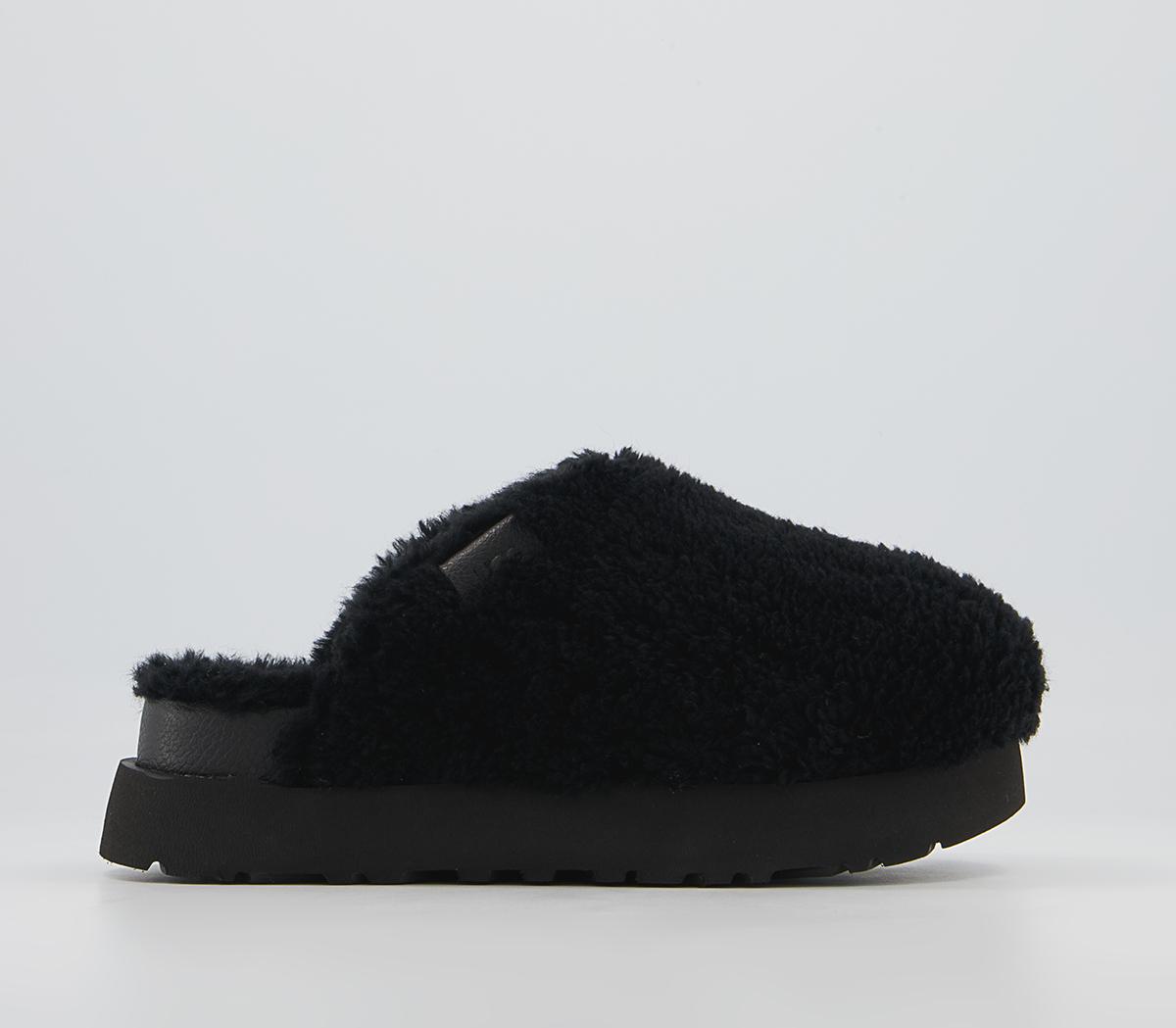 UGG Fuzz Sugar Slides UGG Fuzz Sugar Slides Black