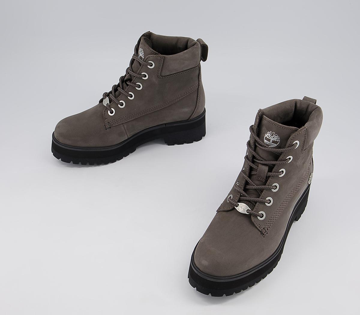 Timberland 6 Inch Stack Boots Timberland 6 Inch Stack Boots Medium Grey Nubuck