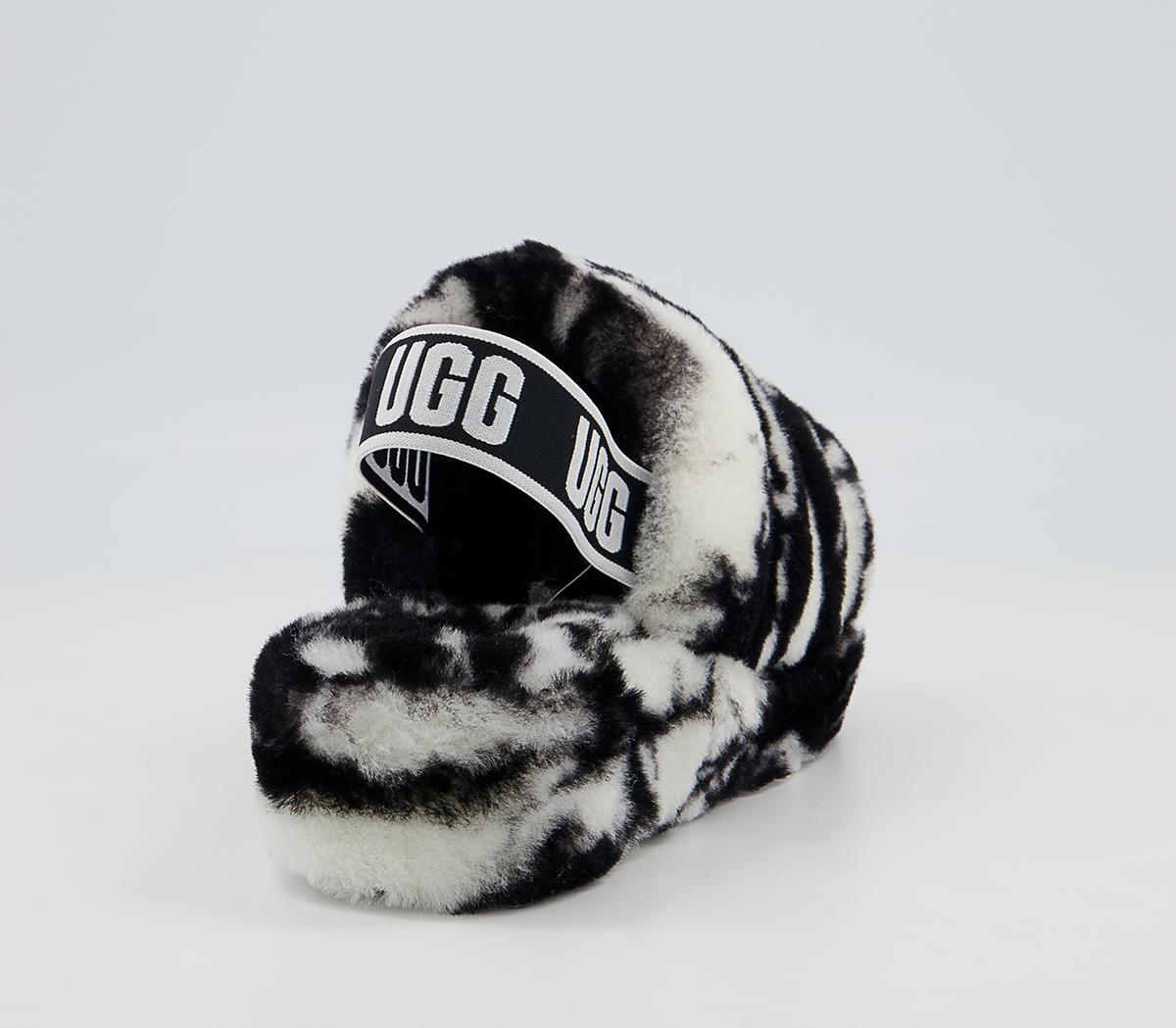 UGG Fluff Yeah Marble Slides UGG Fluff Yeah Marble Slides Black