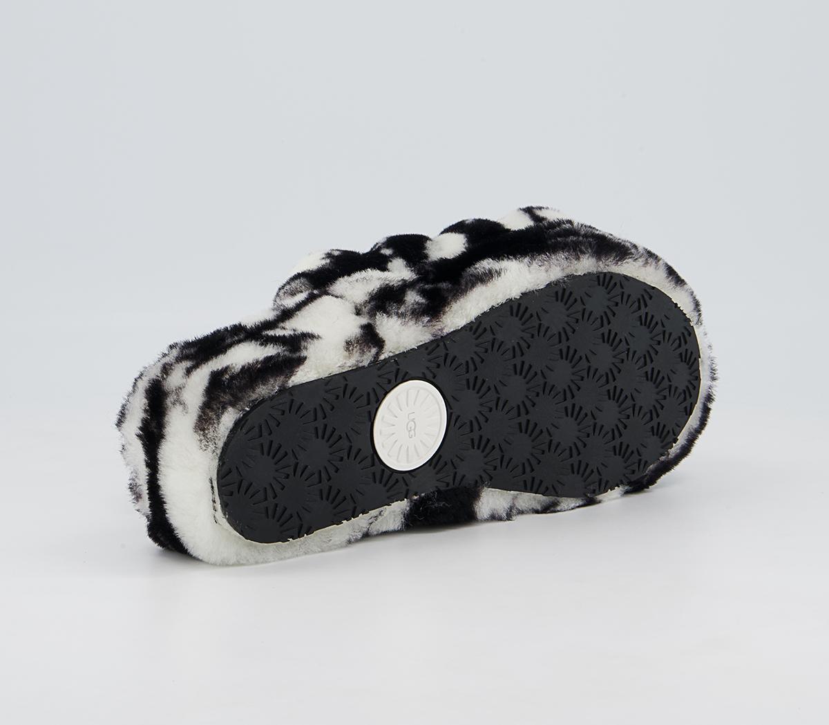 UGG Fluff Yeah Marble Slides UGG Fluff Yeah Marble Slides Black