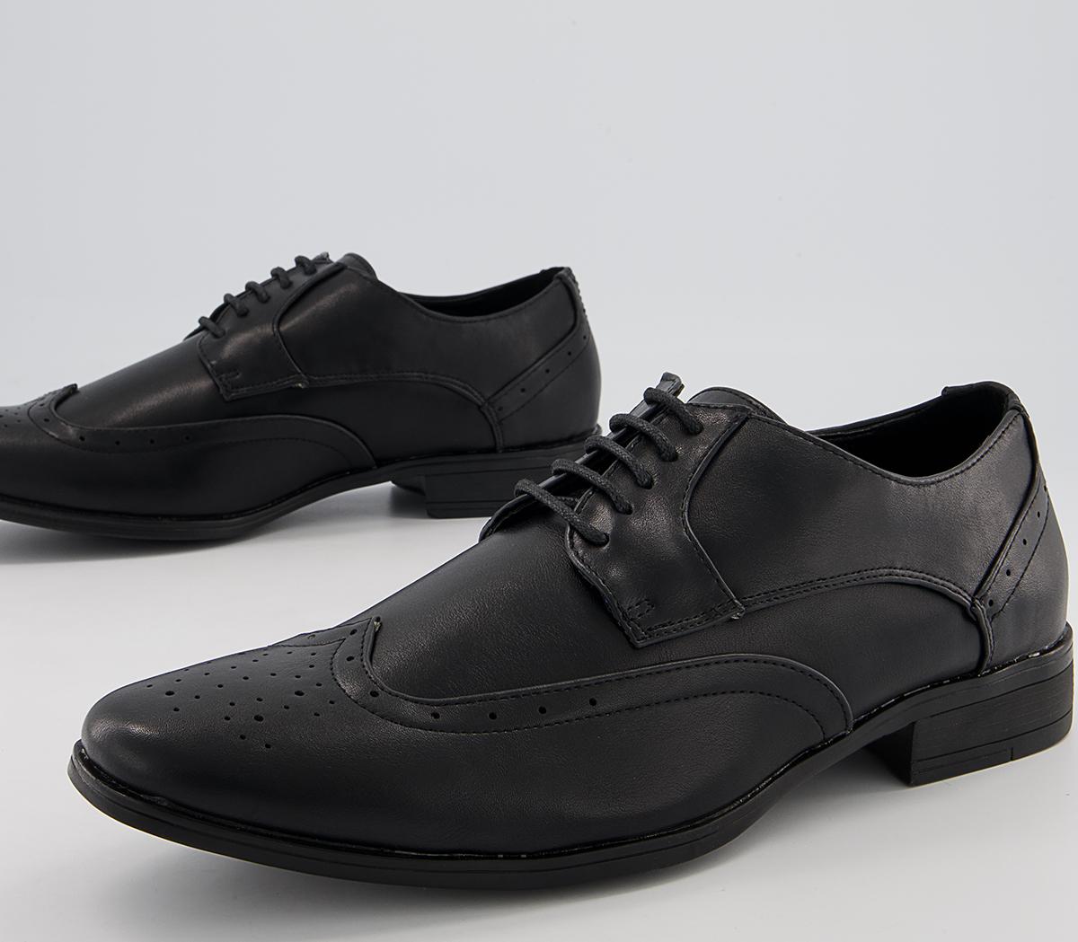 Office Manaton Wingcap Derby Shoes Office Manaton Wingcap Derby Shoes Black
