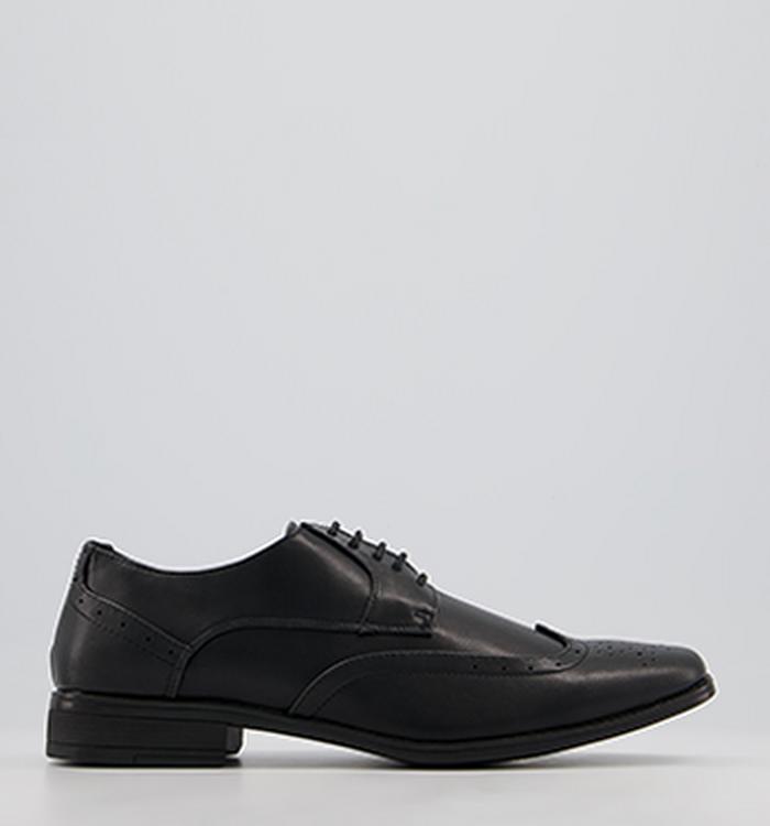 Office Manaton Wingcap Derby Shoes Black